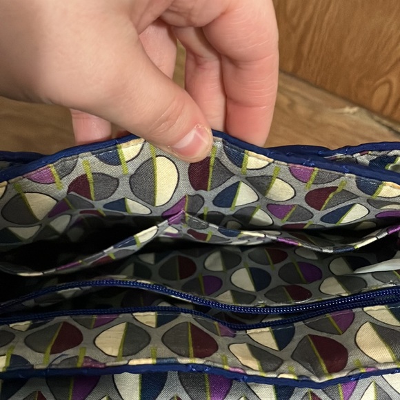 Royal Blue Quilted Vera Bradley Purse - Picture 9 of 9